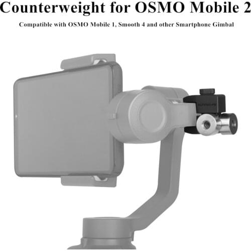 Handheld Gimbal Balance Counterweight Clip for DJI OSMO Mobile 2/ Smooth 4/ Vimble 2 Smartphone Stabilizers Accessory