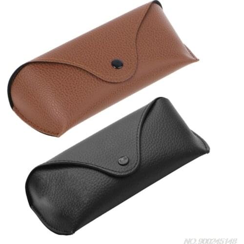 Durable Leather Eye Glasses Sunglasses Shell Hard Case Protector Box Pouch Bag D18 20 Dropshipping