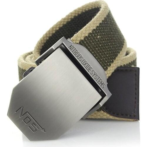 Unisex Tactical Belt Top Quality 4 Mm Thick 3.8 Cm Wide Casual Canvas Belt Outdoor Alloy Automatic Buckle Men Belt 110-160cm