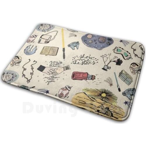 Reydoodles Mat Rug Carpet Anti-Slip Floor Mats Bedroom Reylo