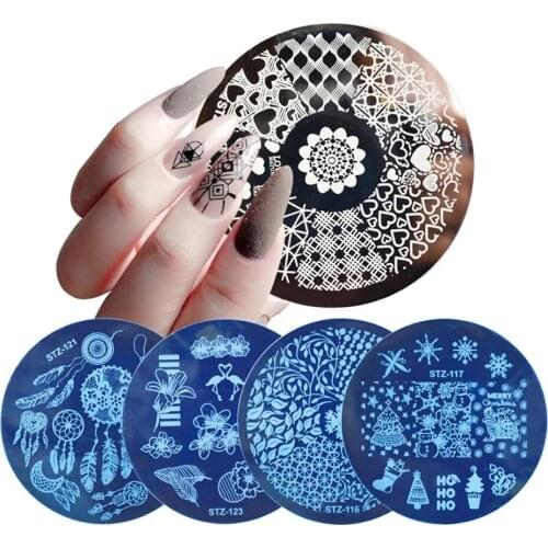 2021 Nail design Stamping plates Polish Templates nails accessories and tools Nail Art Stamp Nail Mold Stencils all For Manicure