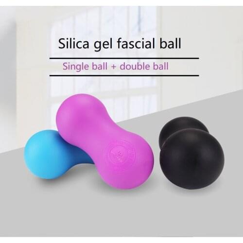 Silicone fascia ball rehabilitation training massager Back Therapy Crossfit Yoga Pilate Balls Gym Release Excise Full Body Sport