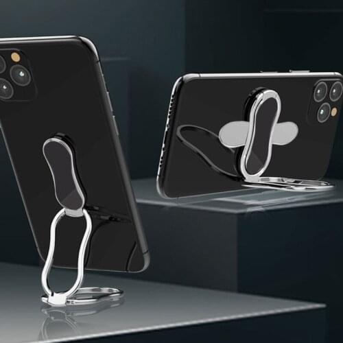 Folding Metal Mobile Phone Holder Multifunctional Folding Stand Desktop Portable Telescopic Hand-held Mobile Phone Holder
