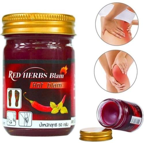 Thai Capsacin oil Balm active Oil Rheumatic pain and leg pain frozen Shoulder Osteoarthritis Bone Spurs Cervical Spondylosis