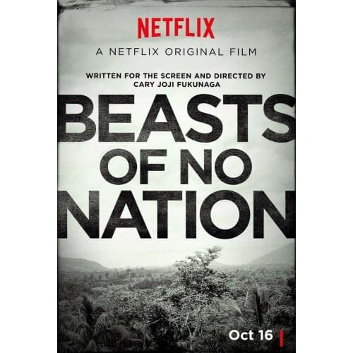 Beasts of No Nation Movie Art print Silk poster Home Wall Decor