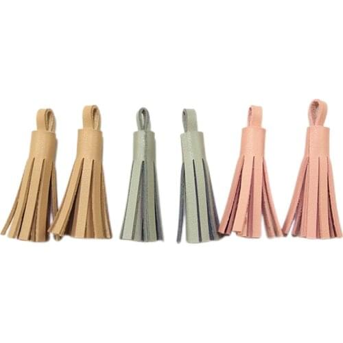 1pc Tassels Leather Suede Tassel for DIY Craft Jewelry Accessories Making Embellishments Pendant Earrings Phone Tassels