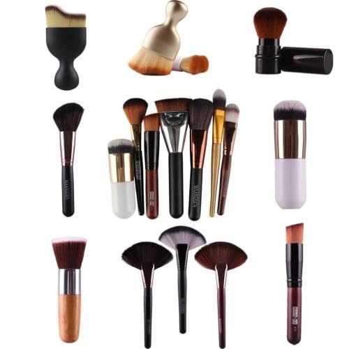 Easily Makeup 1Pcs Soft Foundation Powder Blush Makeup Brushes Face BB Cream Contour Concealer Cosmetic Beauty Angle Brush Tool