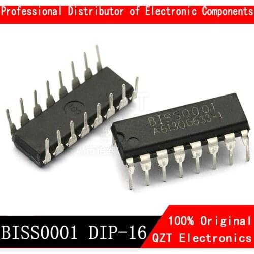 10pcs/lot BISS0001 LP0001 DIP-16 human body infrared sensor chip In Stock