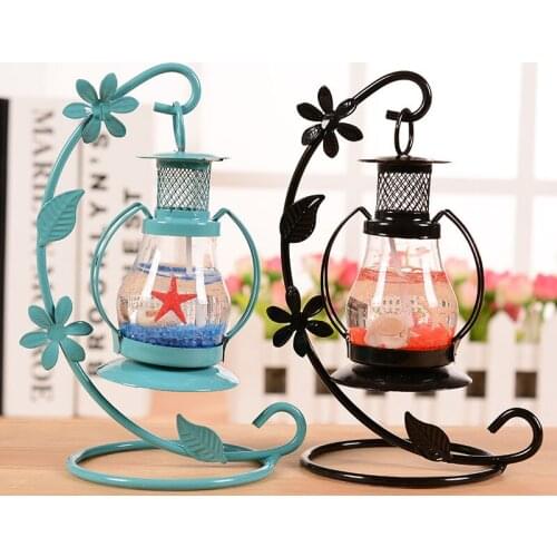 2017 Europe Style Iron Candle Holder Creative Allah lights Candle Home Wedding Decoration Craft Ornaments Birthday Gifts