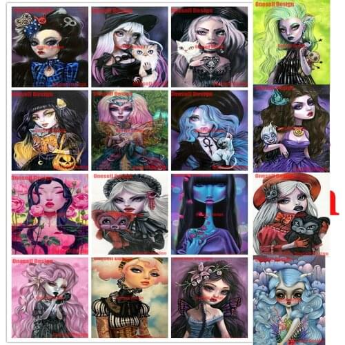 2021 diamond embroidery cute girl 5d diamond painting full square 5d diamond mosaic sale decoration home wall sticker diy frame