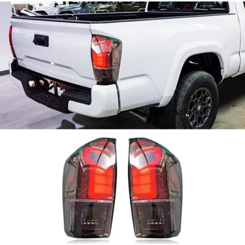 2Pcs Car styling LED Taillight Red Rear Tail Light Brake Lamp brake light warning lamp For Toyota Tacoma 2016 - 2020 Pickup