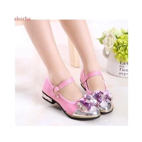 New Bowknot children shoes girls shoes princess shoes fashion girls sandals kids designer single shoes summer new girls sandals