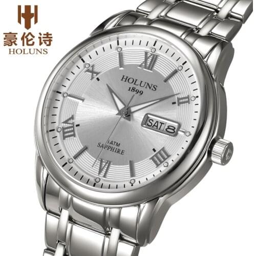 2021 Luxury Mens Watch Top Luxury Brand Business Japanese Quartz Watch Military Sports Waterproof All Stainless Steel Watch