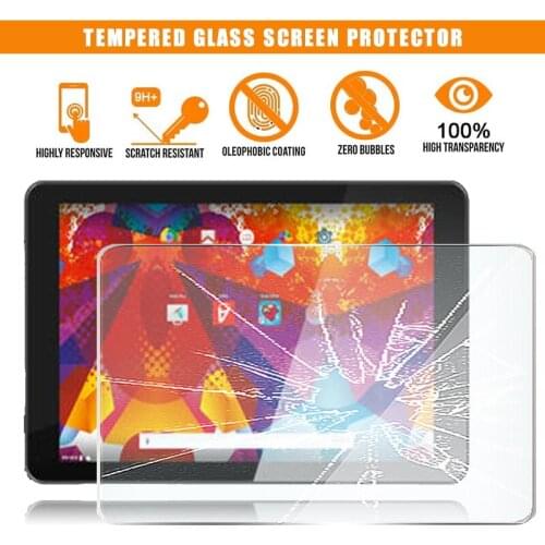 For Argos Alba 10 Inch Tablet Tempered Glass Screen Protector Premium Scratch Resistant Anti-fingerprint Film Cover