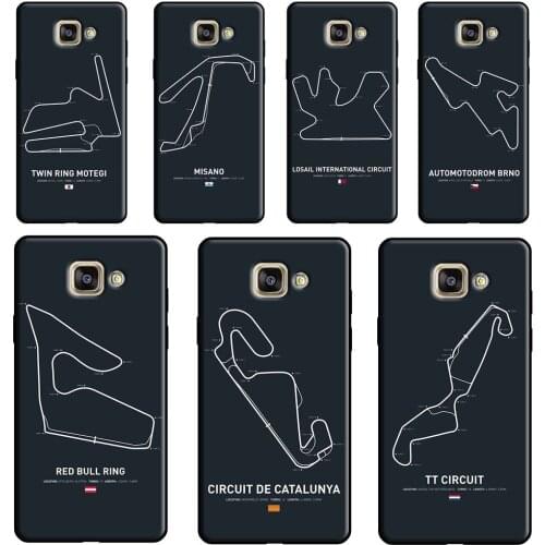 F1 Race Circuits For Samsung J3 J5 J7 J1 2016 2017 J4 J6 A3 A5 A7 A9 A6 A8 Plus J8 J2 Core 2018 Phone Case