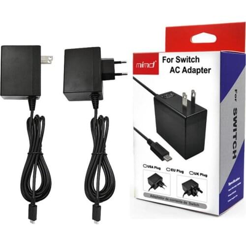 Game console Travel Home AC Wall Charger Adapter Power Supply EU US Plug For Switch NS game console