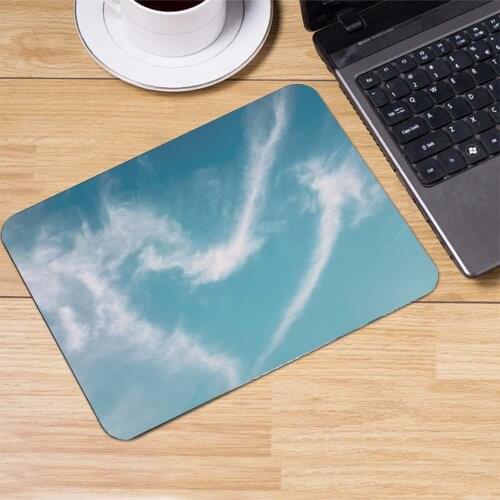 Sky Cloud Aesthetic Computer Mouse Pad Table Mat 22*18cm/29*25cm Anime Mouse Pad Game Accessories Table Mat