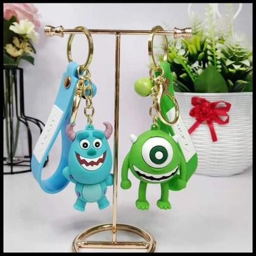 Creative Cute Cartoon Epoxy Personality Big Eyed Monster Doll Keychain Car Keychain Bag Pendant Key Chain