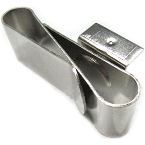 Magnetic Billiard Ball Pool Cue Chalk Holder Stainless Steel S Shape Clip Compact Size Portable Professional Snooker Accessory