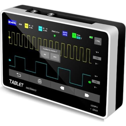 New FNIRSI-1013D Touch Screen Mini Tablet Multifunctional Dual Channel 100M Bandwidth 1GS Sampling Rate Digital Tablet