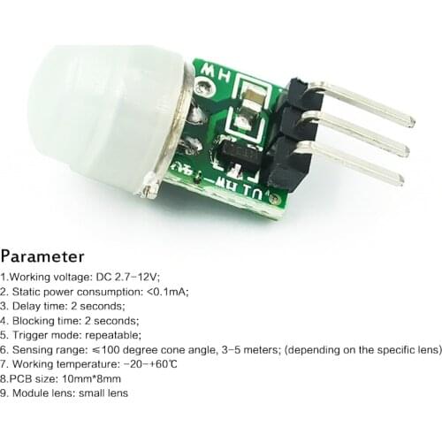 Sensor Automation Modules AM312 PIR Motion Body Human Sensor Mini IR Infrared Pyroelectric Detector Module