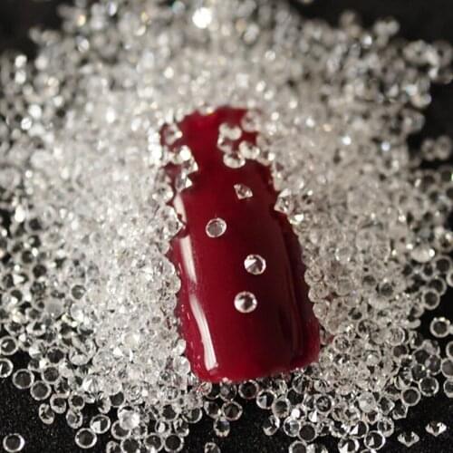 New Nail Art Rhinestone Micro Manicure Decoration Tiny Mini Rhinestones Glass Need to use Glue For Bags, Garment