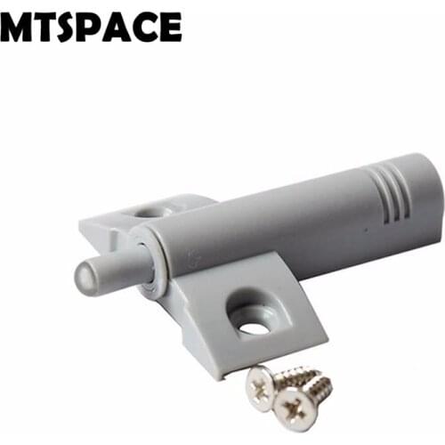 MTSPACE Durable Gray/White Kitchen Cabinet Door Stop Drawer Soft Quiet Close Closer Damper Buffer Cabinet Catches For Hardware
