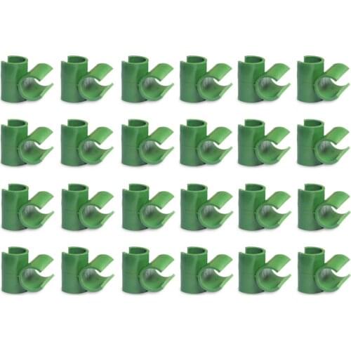 Greenhouse Film Buckles Plant Connectors Rotatable Fastener Cross Button PP 24pcs Plastic Adjustable Garden Tool Accessories
