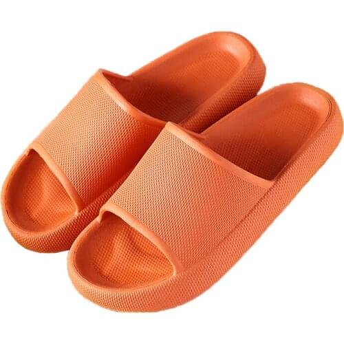 Mens Womens 2021 Unisex Slippers Summer Platform Solid Color Flat Eva Home Bathroom Non-Slip Shoes Light Casual Couple Soft