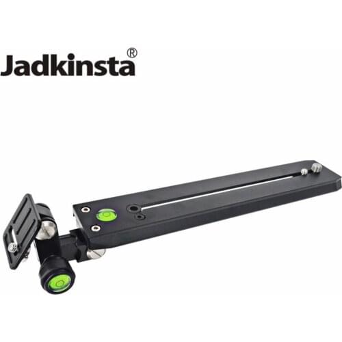 Jadkinsta Tripod Monopod Length 250mm Lens Adapter Bracket Plate Approach Extending for Manfrotto Quick Release Plate with 1/4