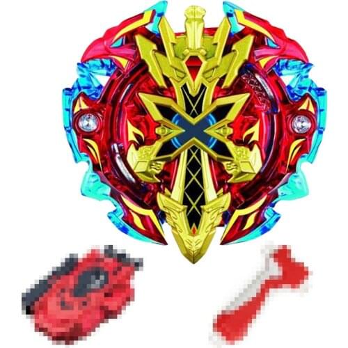 SPINNING TOP Toy Bay Blade Xeno Xcalibur Xcalius Excalibur Burst Starter Launcher B-48D S149 With Grip LR Launcher Blade Blade