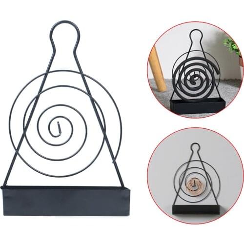 1 Pc High quality Spiral Mosquito Coil Holder Iron Mosquito Coil Frame Insect Repellent Incense Rack Home Decoractive Holder