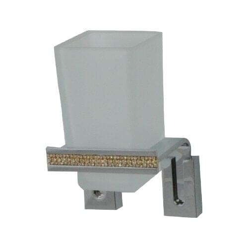 Steel Bathroom Sımay Tooth Brush Holder Chrome