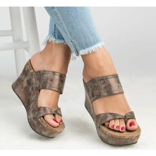 STAN SHARK Flip Flops Women Slippers Platform Summer Shoes sandals feminina Open Toe Wedges Sandals Black Ladies Shoes