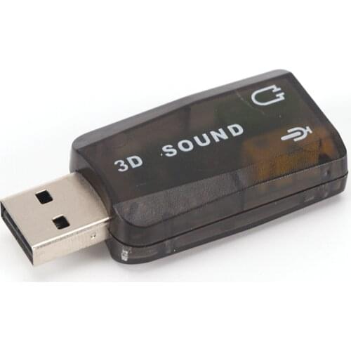 USB 3D Sound Card USB Audio 5.1 External USB Sound Card Audio Adapter Mini Speaker Audio Interface mic headphone 2017 Very Cheap