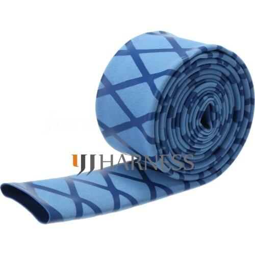 1meter/lot of 40mm Diameter (65mm flat)Fishing Rod Pole Handle Non Slip GripTextured Heat Shrink Tubing sleeve for fishing rod