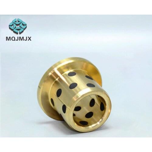 1pcs Flanged Oil Free Bushings Copper Alloy Cost Efficient Product dia 12 13 14