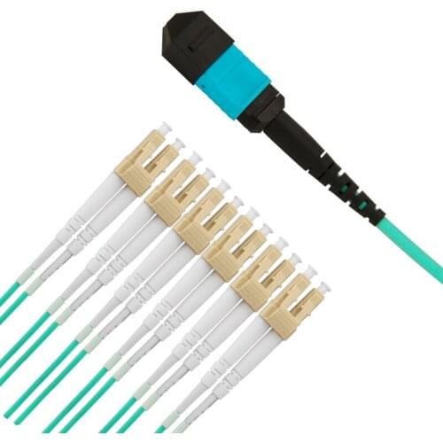 3M MPO/APC-LC/APC 12 Core MPO Multimode Fiber Optic Patch Cord Cables High Quality