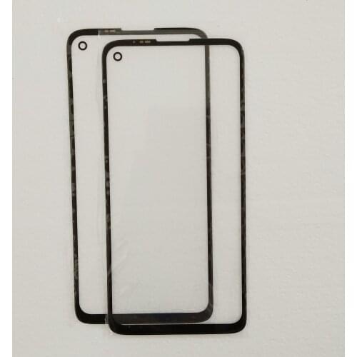 5Pcs/lot Laminated oca glue Replacement Touch Screen LCD Cover For Motorola Moto G8Power Front Outer Screen Glass Lens