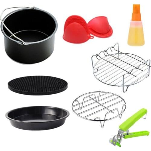 Air Fryer Accessories,Air Fryer Non-Stick Baking Pan for Phillips Air Fryer Accessories,for All 3.5QT-4.5QT, 7 Inch