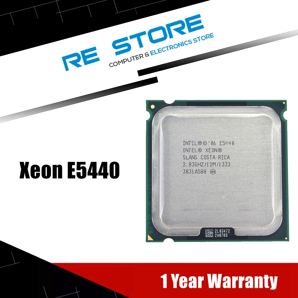 Intel Xeon E5440 2.83GHz 12MB Quad-Core CPU Processor Works on LGA775 motherboard