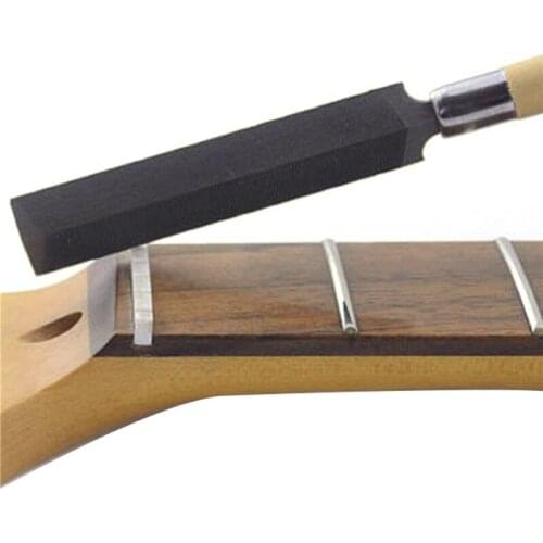 Electric Acoustic Guitar Bass Metal Nut Rhombus File Luthier Tool Nut Saddle Slot Filing Repair Tools Instrument Accessories