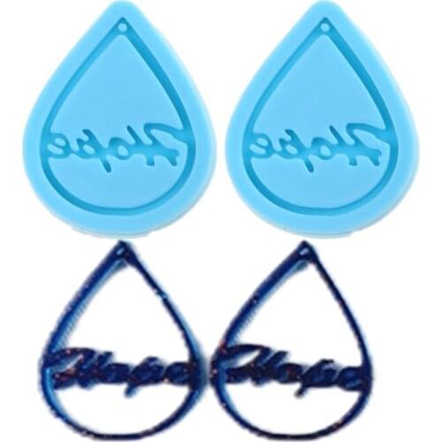 Epoxy Resin Mold Handmade Earring Pendant Casting Silicone Mould DIY Crafts Tool New