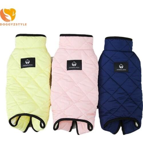 Dog Jumpsuit Winter Pet Clothes Thick Fleece Warm Puppy Jacket Coat Cat Clothing Dog Snowsuit for Small Medium Large Dogs