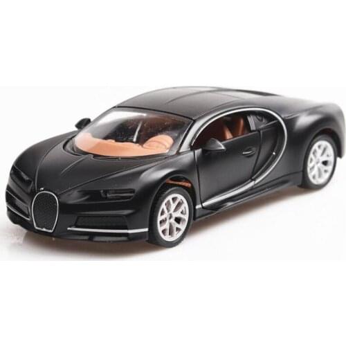 1/36 Scale Super run cool style Toy Hot sale Car Bugatti Metal Alloy Sports Car Diecasts Vehicles Model Miniature Children Kids