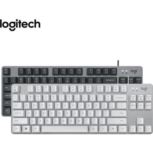 Logitech K835 Mechanical Keyboard wired TKL 84-key real Gaming Keyboard for Desktop Laptop PC Office Gamer Keyboard For Windows