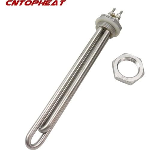 36v 1200w Water Heater Stainless Steel DN25 32mm Thread Immersion Heating Element Solar Tank Heater