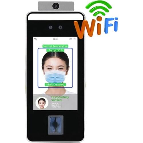 Original ZK SpeedFace-V5L[TD] Fingerprint Palm Face Facial Recognition Access Control Time Attendance With Body Temperature