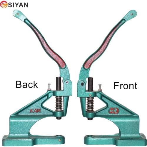Handmade Manual Press Machine Stud Rivet Setter Machine Dies Tool Hand Press Grommet Snap Machine for For Banner Bags Shoes