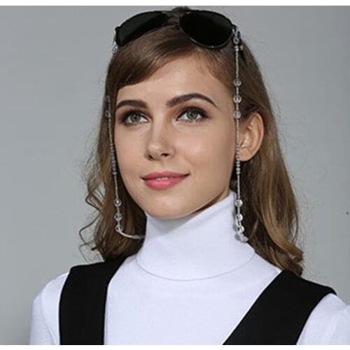 Decorative Beaded Sunglasses Cord Glasses Holder Fashionable Glasses Neck Strap Eyeglass Chains String Rope A30